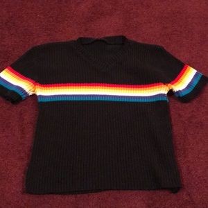 Rainbow sweater tshirt